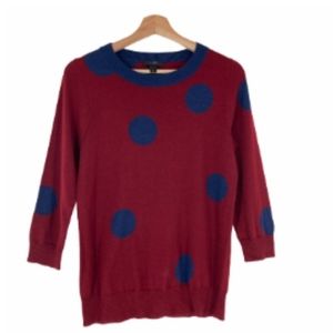 J.Crew Tippi Polka Dot Sweater